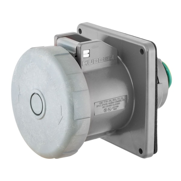 Pin And Sleeve Receptacle,100A,125/250V