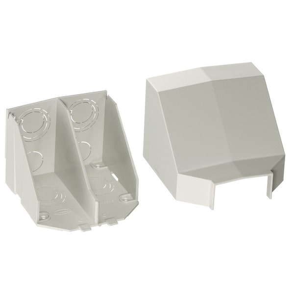 Ceiling Adapter,White,PVC,Wall-Trak