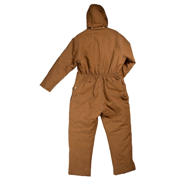 Insulated Duck Coverall Brown,4XLT