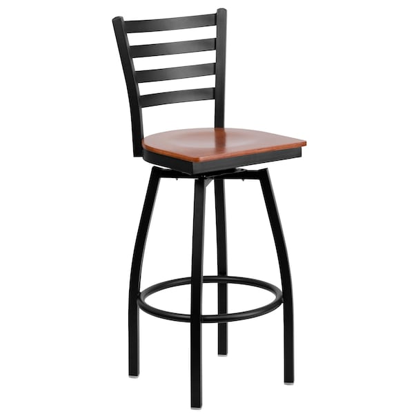 Restaurant Stool, Ladder Back, Chy Seat, Frame Material: Metal