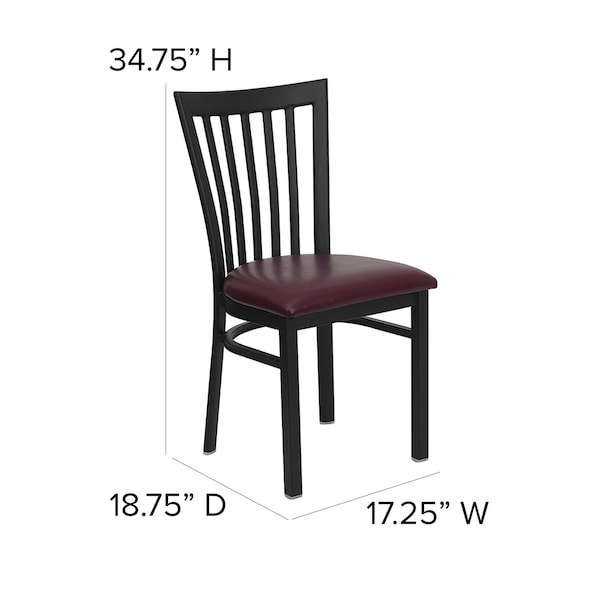 Restaurant Chair,18-3/4L34-3/4H,HerculesSeries