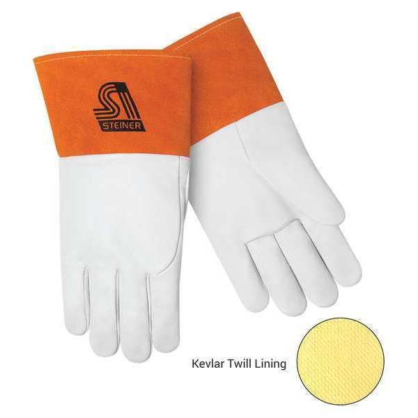 TIG Welding Gloves, Goatskin Palm, XL, PR