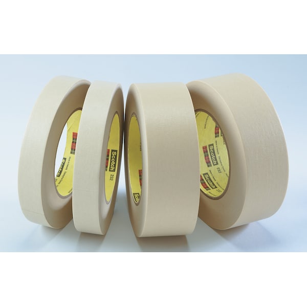 Masking Tape,15/16 W,60 Yd L,Tan,PK36