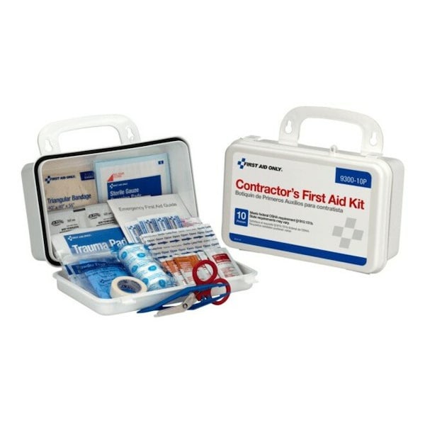 Bulk First Aid Kit, Plastic, 10 Person