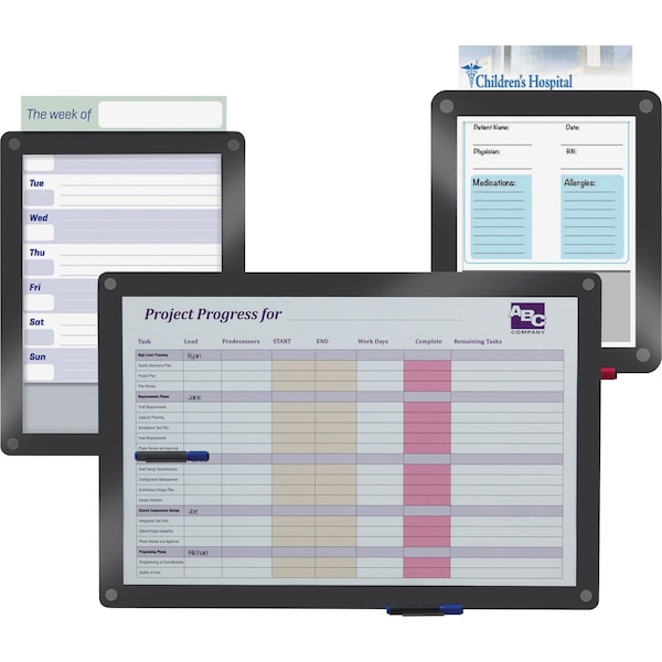 24-1/2x36-1/2 Magnetic Glass Planning Board