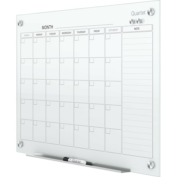 3ft.x2ft Glass Magnetic Calendar Board