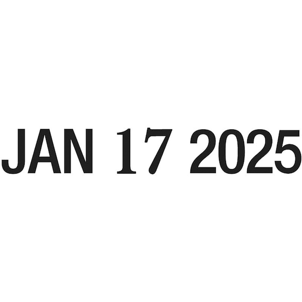 Date Stamp,Heavy Duty,Self-Inking,Black