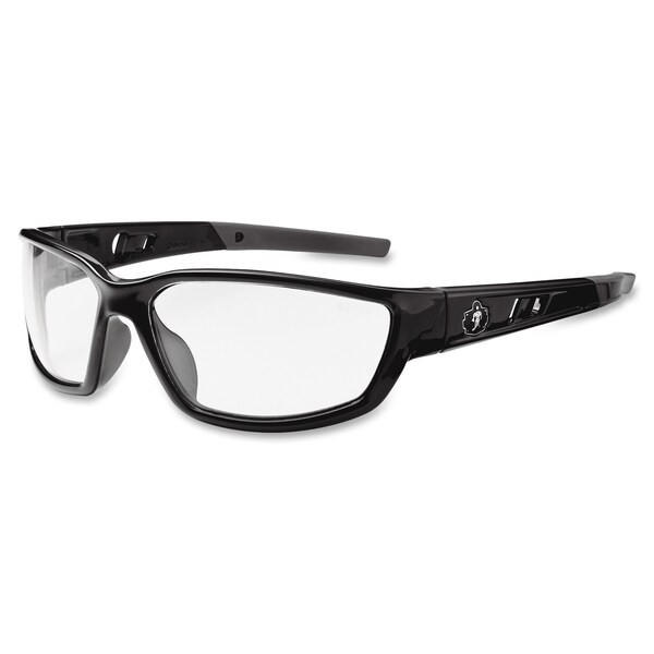 Safety Glasses, Clear Polycarbonate Lens, Scratch-Resistant