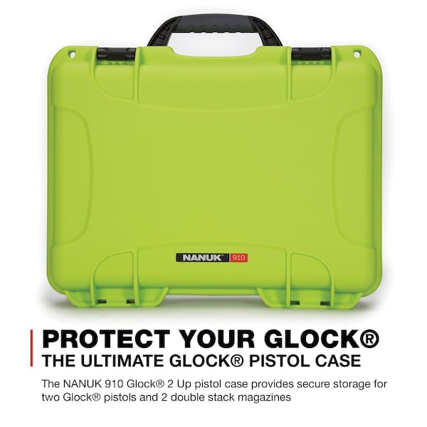 Case With Glock,Lime