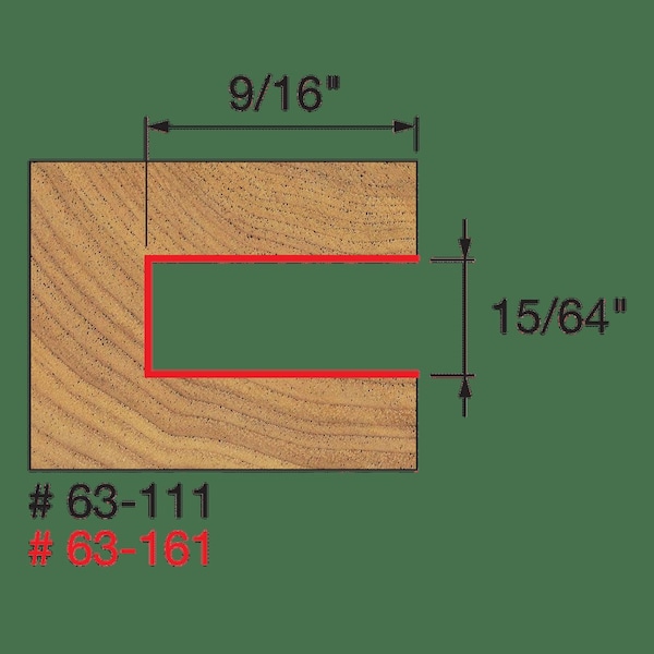 Depth Slotting Cutter Set,9/16