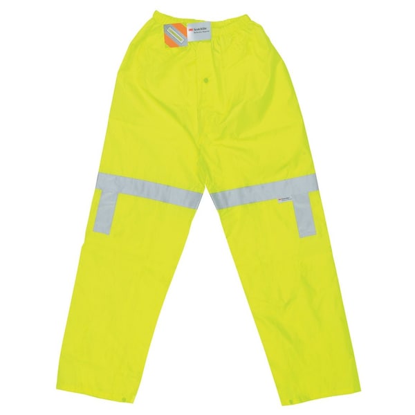 Hi-Vis Rain Pants,Hi-Vis Yellow/Green,M