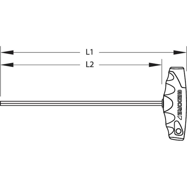 Hexagon Allen Key,2C-T-Handle 5mm