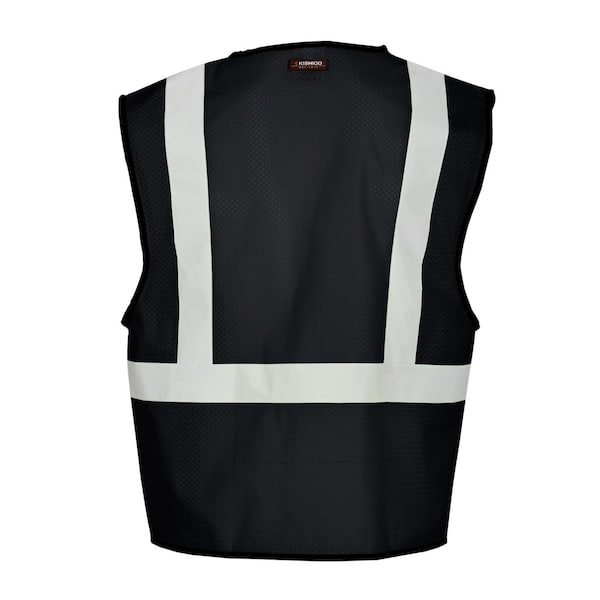 High-Visibility Vest,Black,2XL/3XL