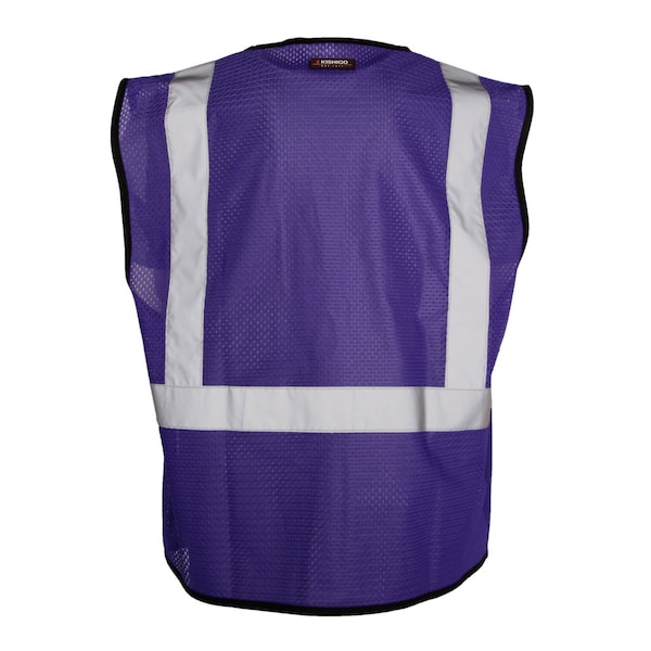 High-Visibility Vest,Purple,4XL/5XL