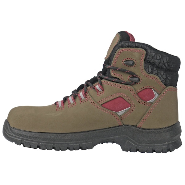 Women's, Composite Toe, Work Boot, 9, B, Olive, MT26026