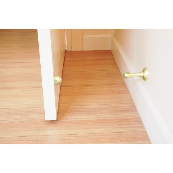 3inch 76 Mm Magnetic Door Stop, Brass