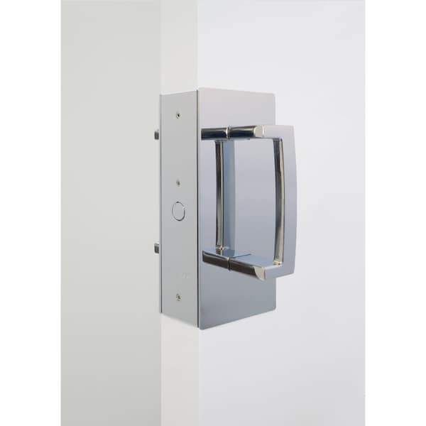 CL400 Cavity Sliders Magnetic Pocket Door Handle, Privacy, Oil-Rubbed Bronze