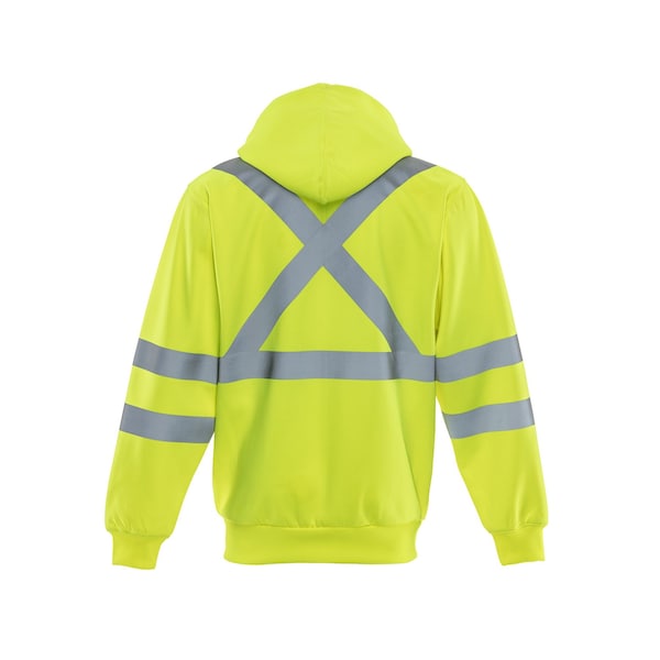 Hivis Hooded Sweatshirt Hv Limel2 Lar