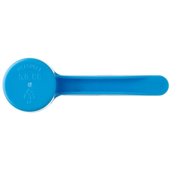 5 Cc Blue PP Plastic Round Short Handled Scoop 3.0 Total Length