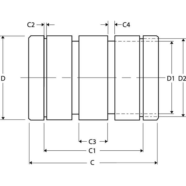 Plain Bushing Bearing,Closed,ID 1.250 In