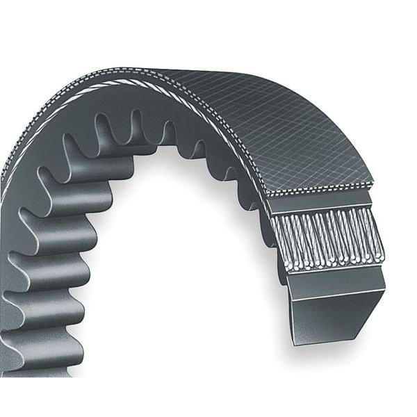 3VX1000 Cogged V-Belt, 100 Outside Length, 3/8 Top Width, 1 Ribs