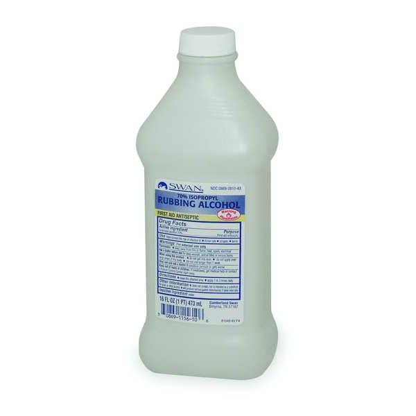 Isopropyl Rubbing Alcohol,Bottle,16 Oz.