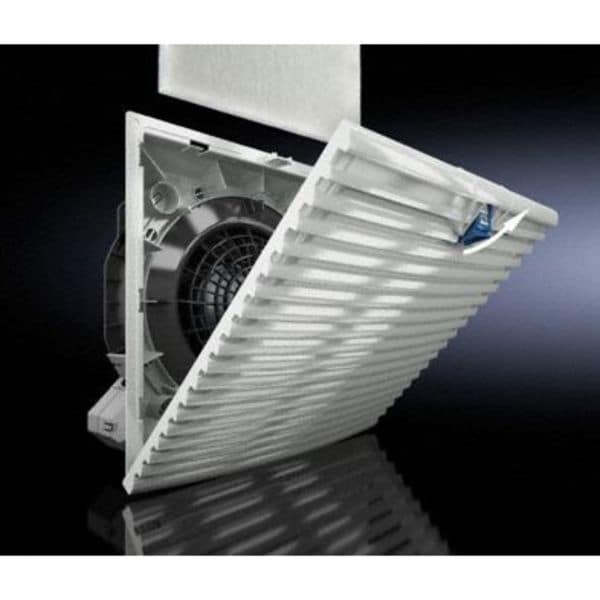Axial Fan, Square, 230V AC, 1 Phase, 15 Cfm, 4 3/5 In W.