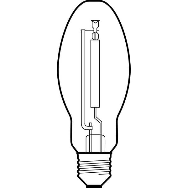 GE LIGHTING 70W, BD17 Metal Halide HID Light Bulb