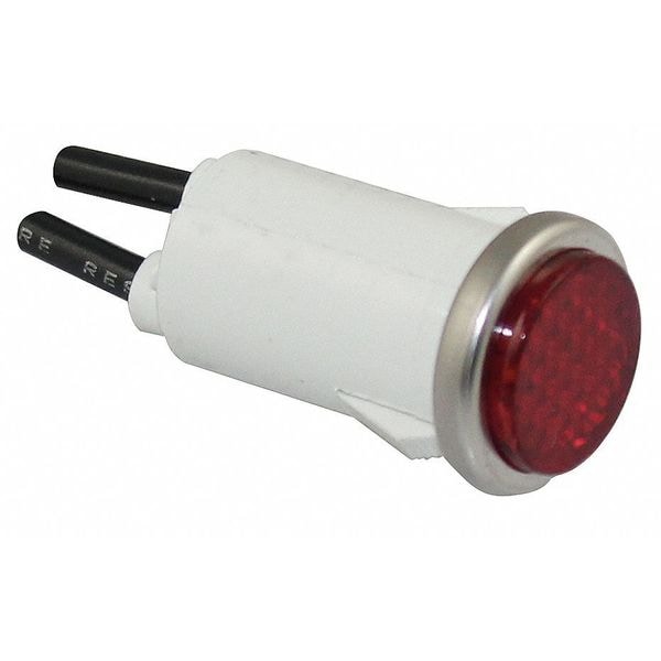 Flush Indicator Light, Red, 120V