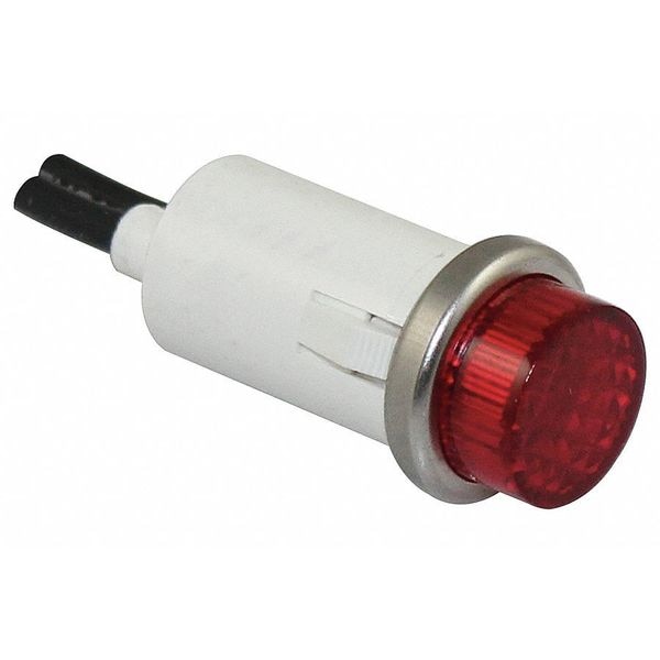 Raised Indicator Light,Red,12V