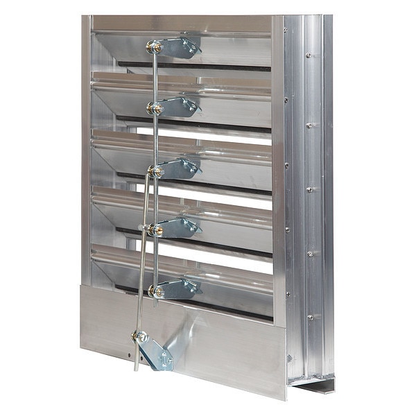 Louver Damper,Adjustable,18H X 24W