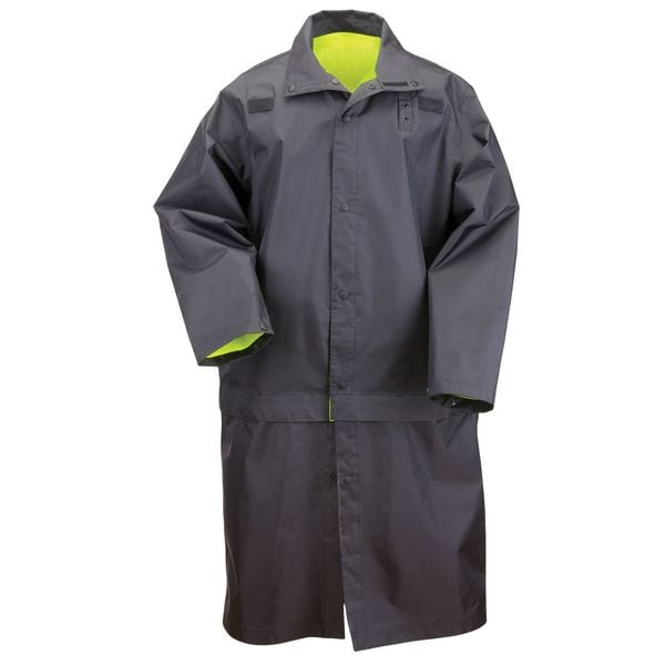 Rain Jacket,Unisex,Rev Blk/Hi-Vis Yellow,S