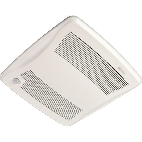 Ceiling Bathroom Fan, 80 Cfm Cfm, 4 In Or 6 In Duct Dia., 120V AC, Energy Star® Certified