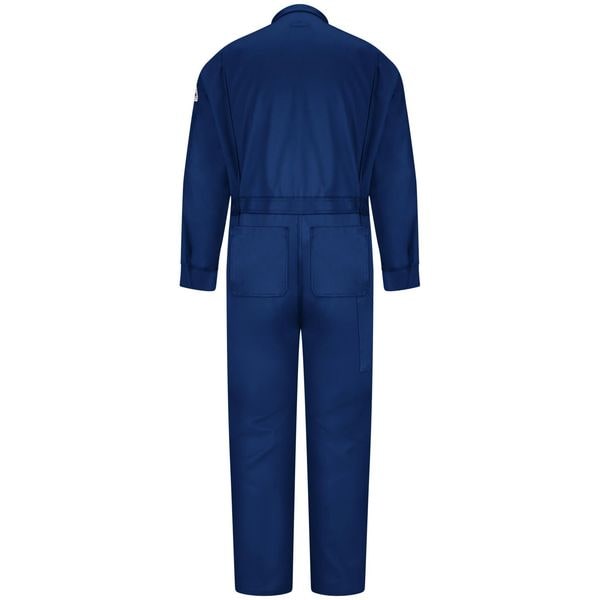 Flame-Resistant Coverall,Navy,XL,HRC1