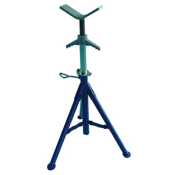 Roller Head Pipe Stand,Adj,1/8 To 12 In