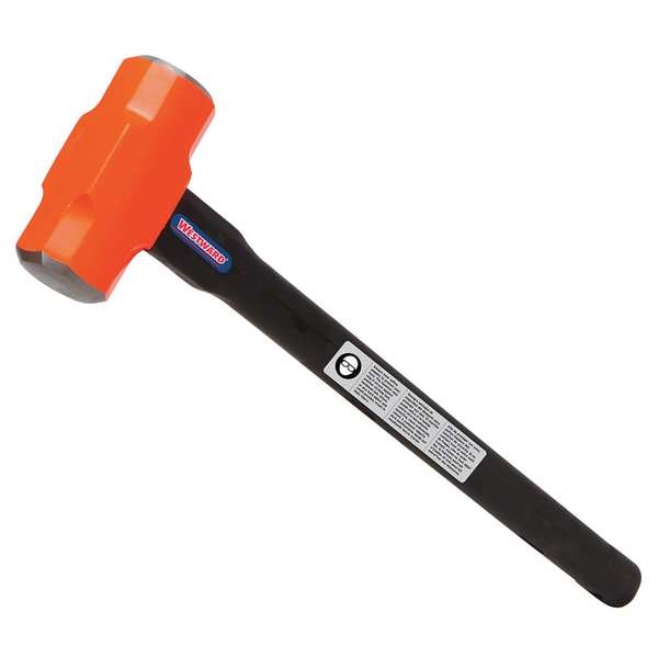 Sledge Hammer,8 Lb.,30 In,Rubber/Steel