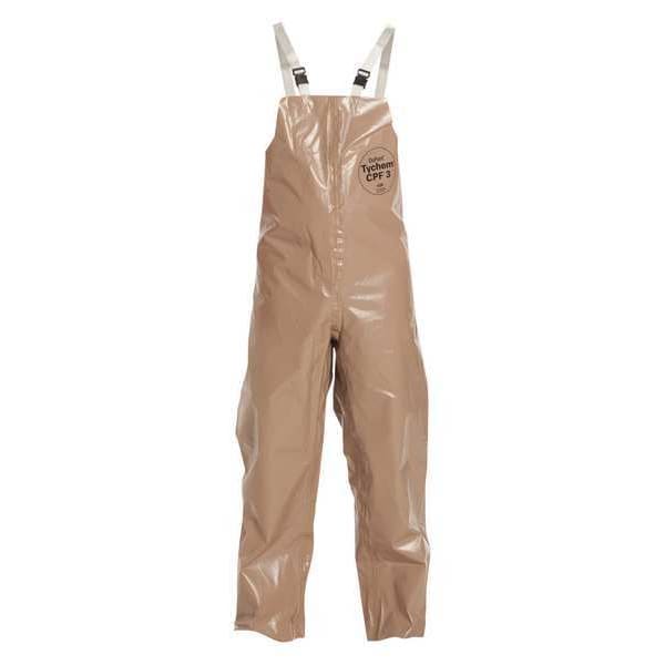 Bib Overall,Tan,Elastic,4XL,PK6