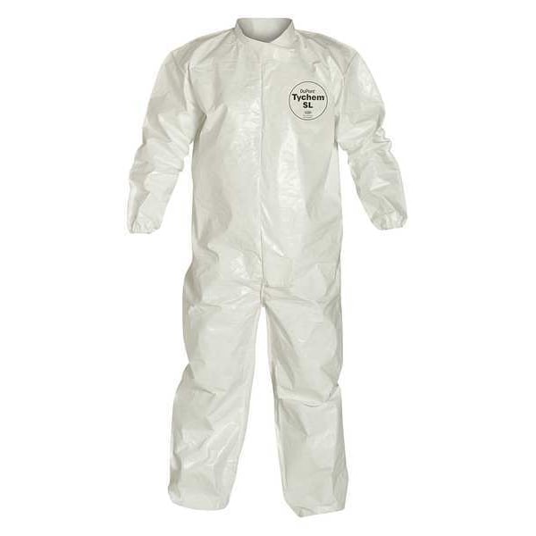 Coverall, White, Zipper