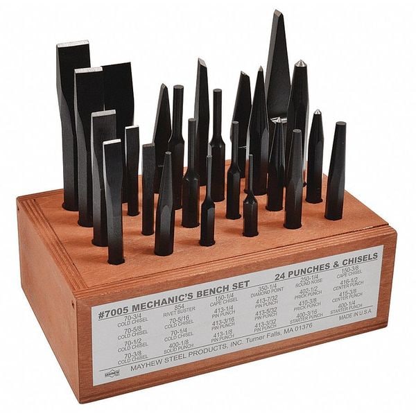 8" Punch and Chisel Set, Mayhew Pro, 61080 eBay