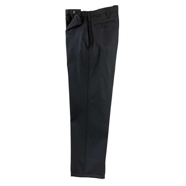 Pants,36 In.,Navy,Zipper And Button