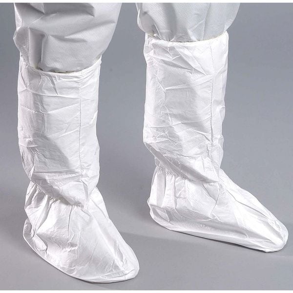 Critical CoverÂ® UltraGripÂ® Boot Covers,Anti-Skid Sole, XL,White,PK200