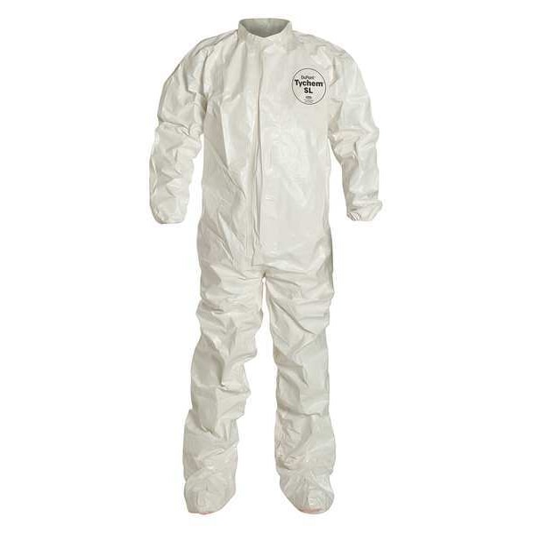 Collared CR Coveralls,5XL,PK4