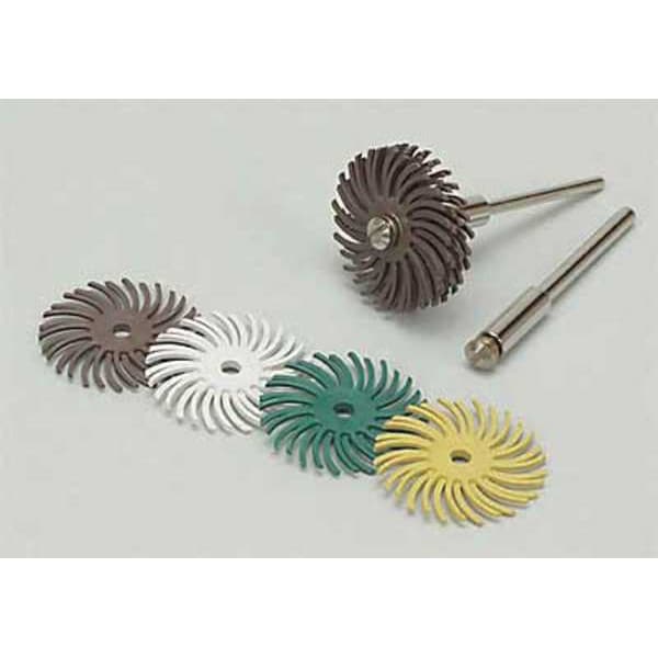 Radial Bristle Disc,TC,1 In Dia,36G,PK96