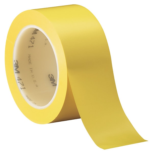 Marking Tape,3In W,108 Ft. L,Yellow