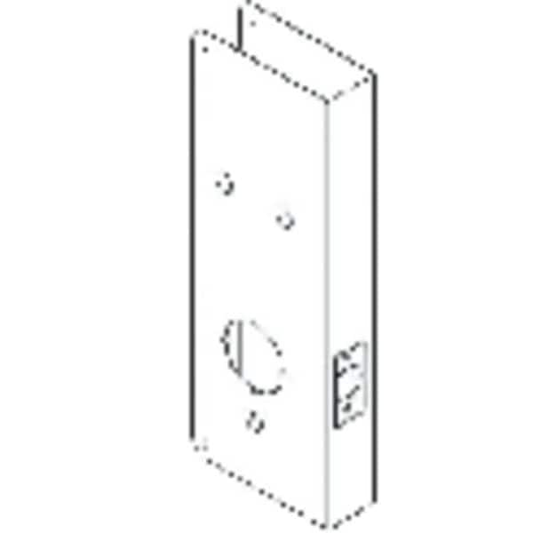 Door Reinforcer, Backset 2 3/4 In