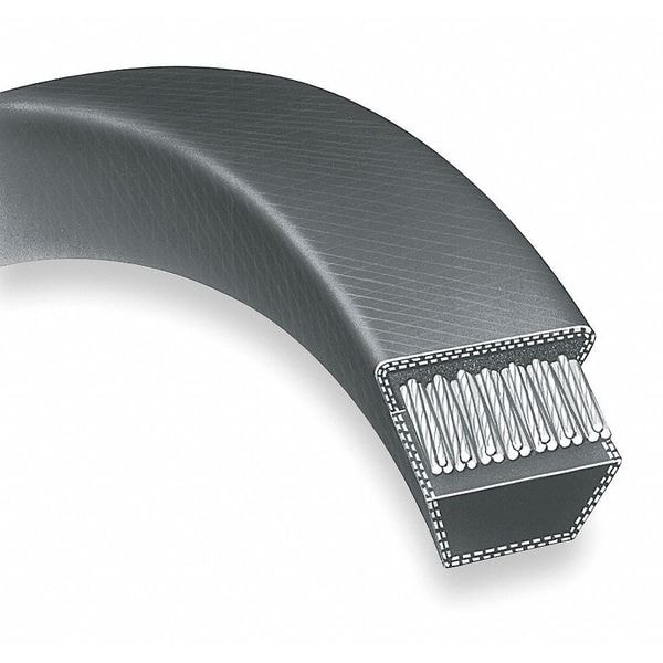 5L560 V-Belt, 56 Outside Length, 21/32 Top Width, 1 Ribs