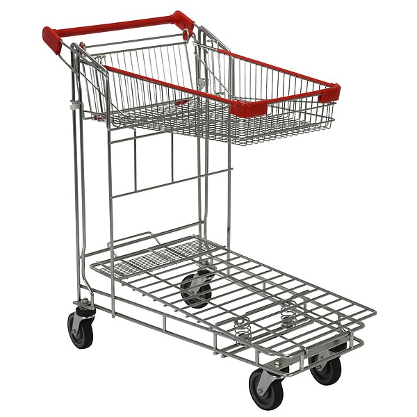 Wire-Sided Platform Truck,36-7/16 In. L