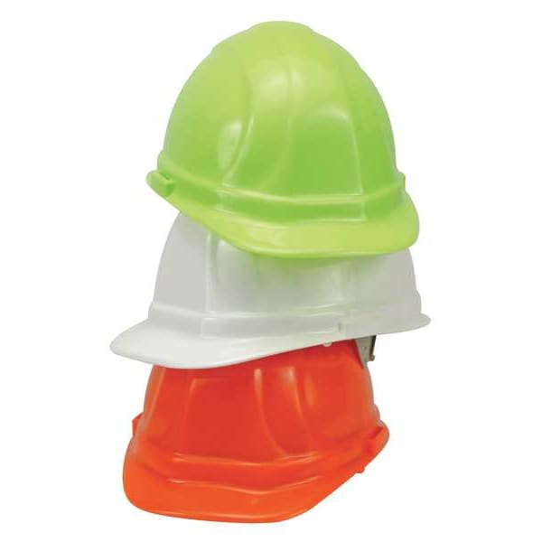 Front Brim Hard Hat, Type 1, Class E, Pinlock (6-Point), White