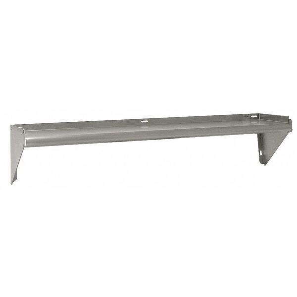 Stainless Steel Wall Shelf, 11-1/8D X 60W X 9-1/2H, Silver