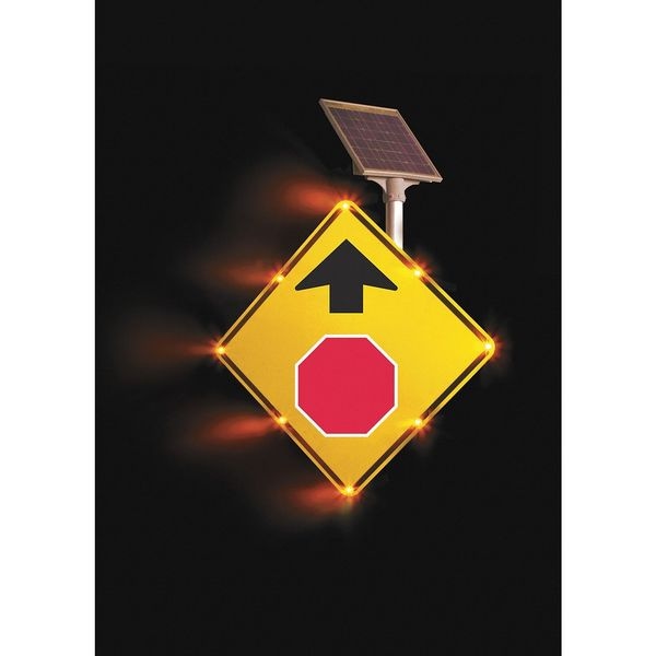 LED Traffic Sign,Left Curve Arrow,30 In